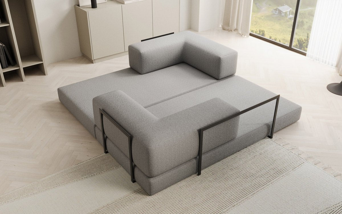 Designer Sofa Lazy 3-zits in Bouclé
