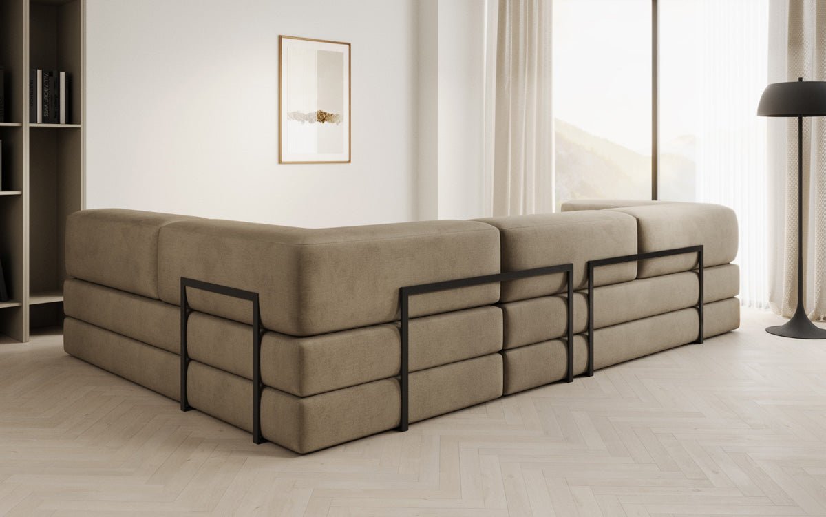 Canapé Designer Lazy L en Velours