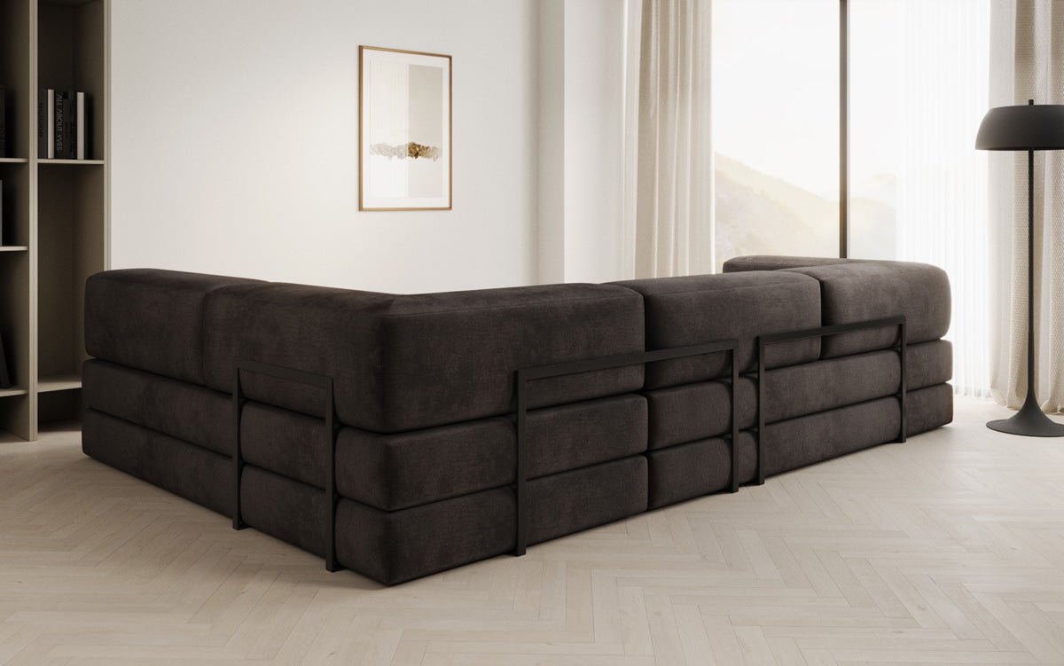 Canapé Designer Lazy L en Velours