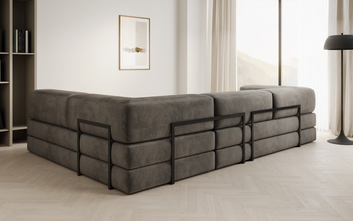 Canapé Designer Lazy L en Velours