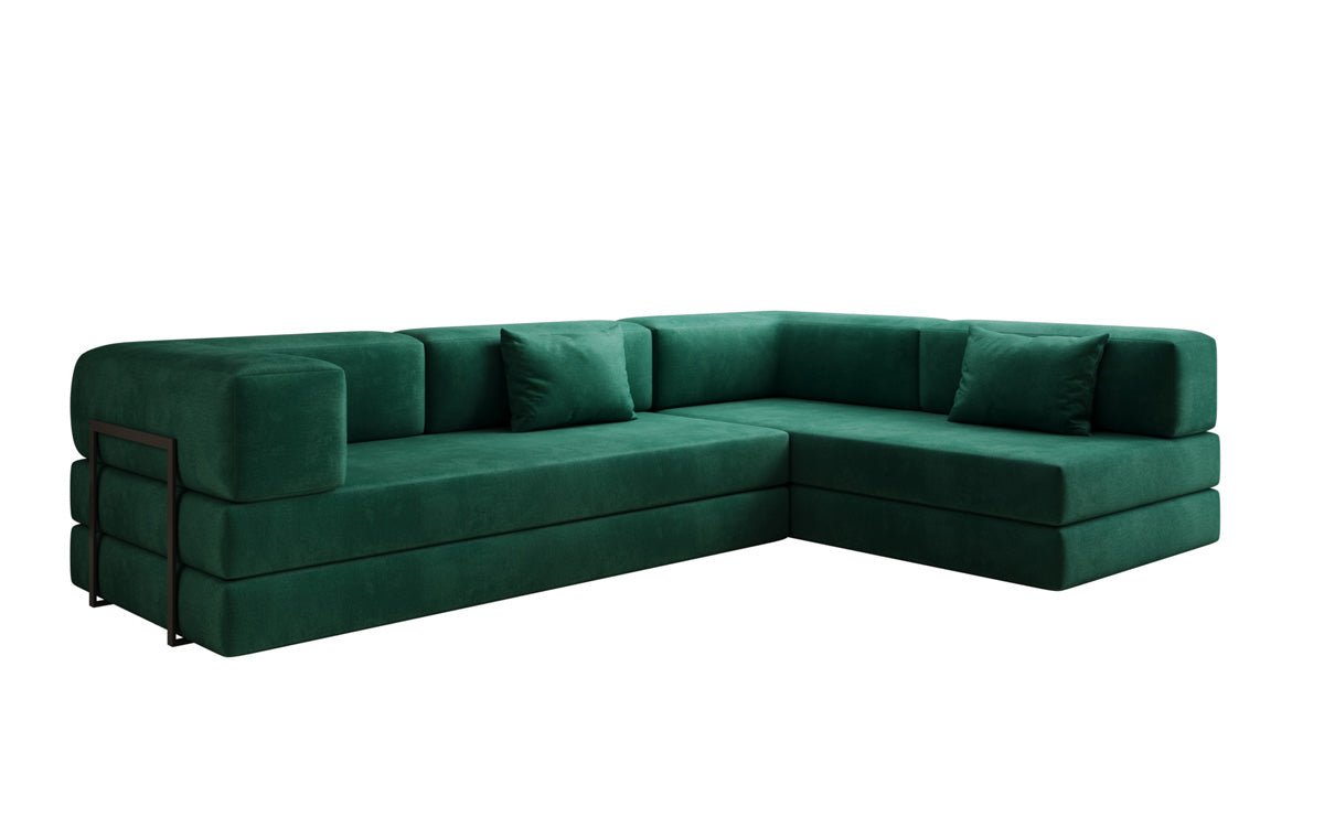 Canapé Designer Lazy L en Velours