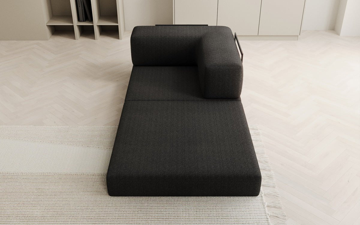 Canapé fauteuil Lazy en Bouclé