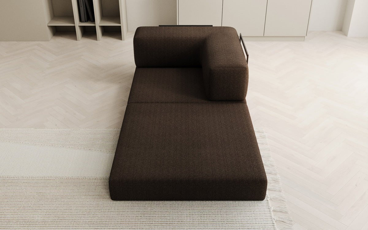 Canapé fauteuil Lazy en Bouclé