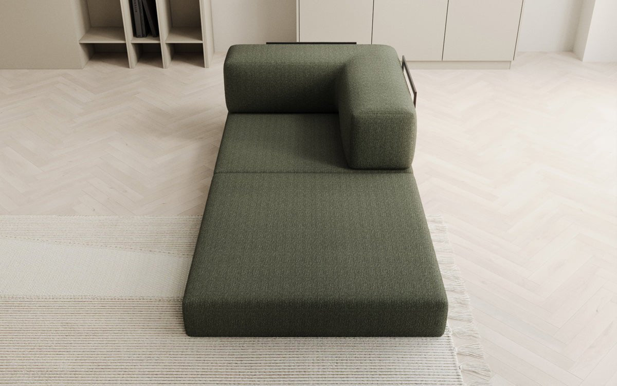 Canapé fauteuil Lazy en Bouclé