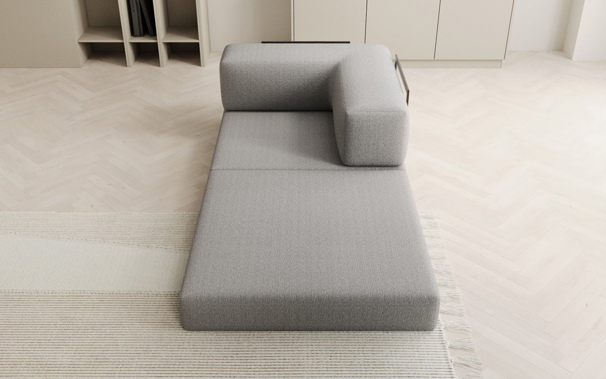 Canapé fauteuil Lazy en Bouclé