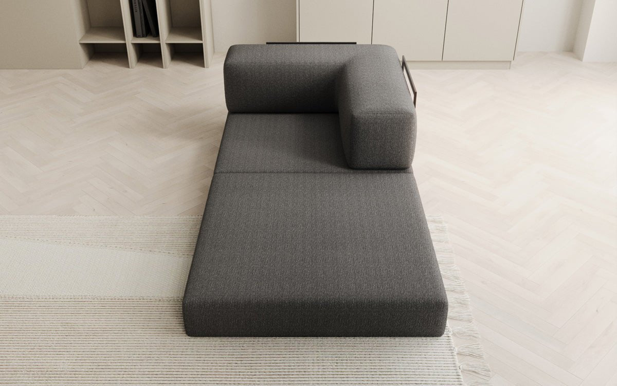Canapé fauteuil Lazy en Bouclé