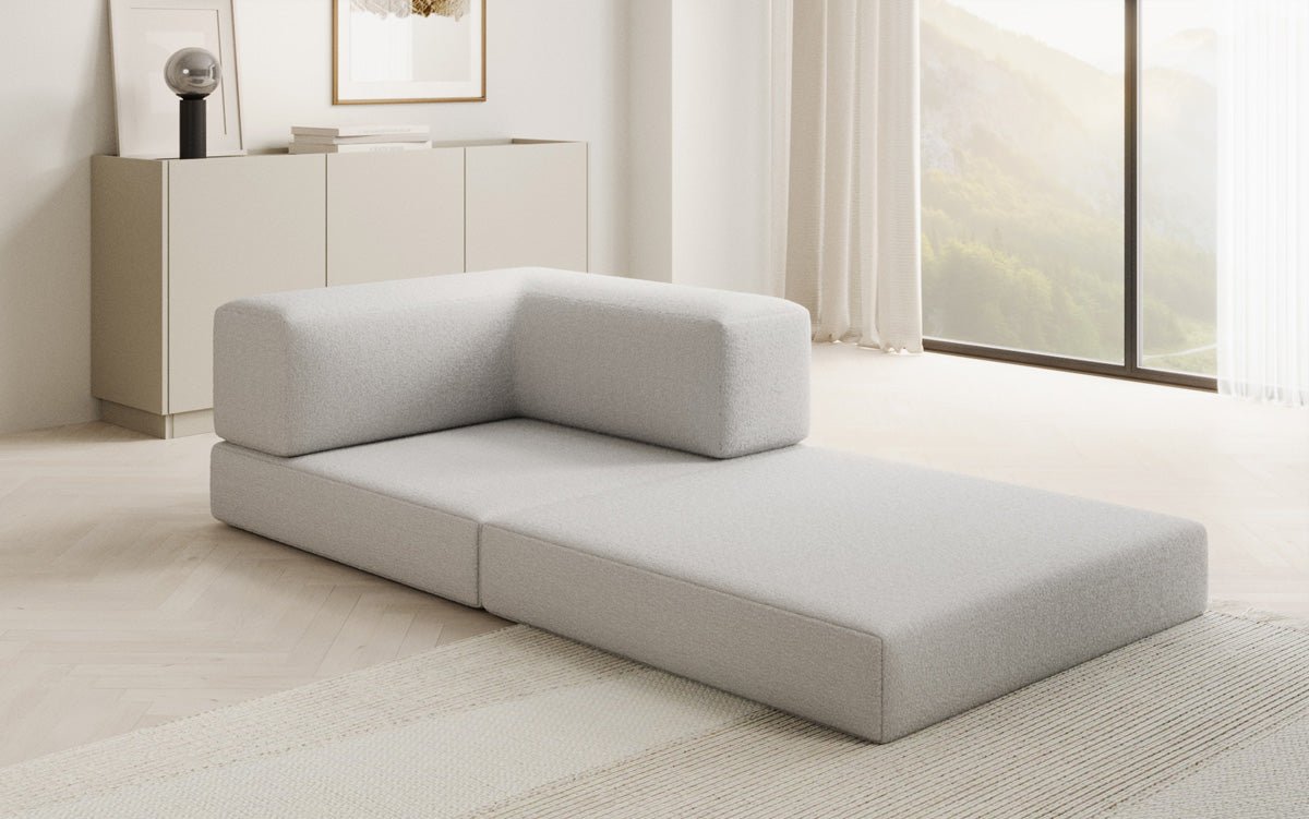 Canapé fauteuil Lazy en Bouclé