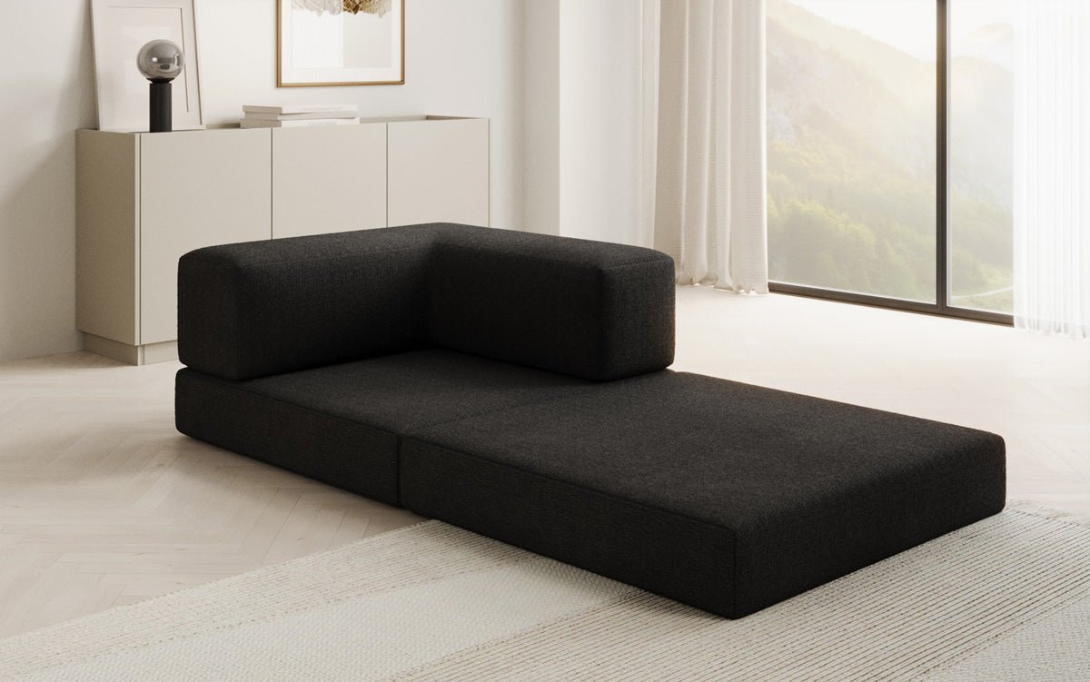 Canapé fauteuil Lazy en Bouclé