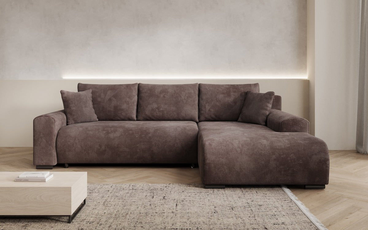 Canapé designer Hanna avec fonction couchage et espace de rangement