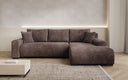 Designer Ecksofa Hanna mit Schlaffunktion und Stauraum