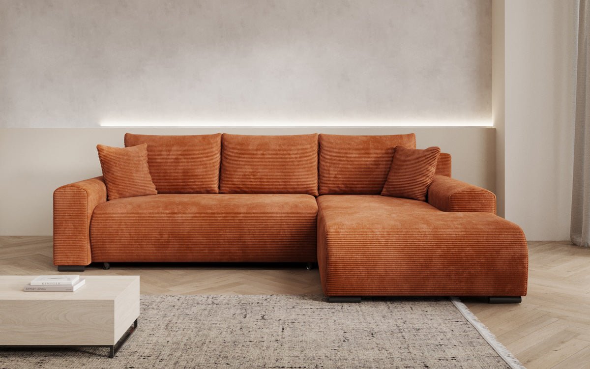 Canapé designer Hanna avec fonction couchage et espace de rangement