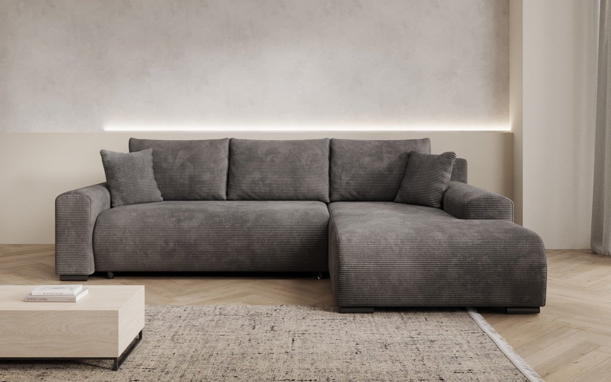 Canapé designer Hanna avec fonction couchage et espace de rangement