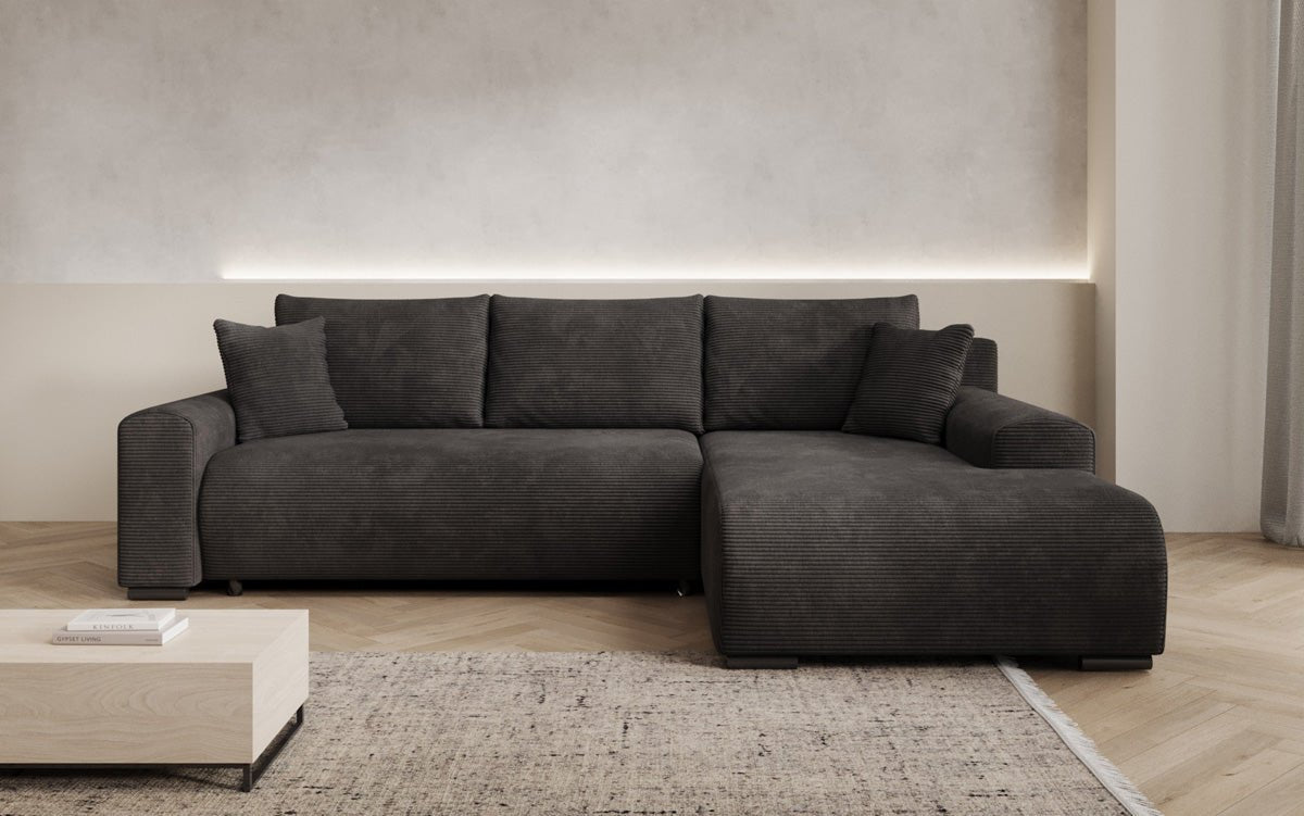 Canapé designer Hanna avec fonction couchage et espace de rangement