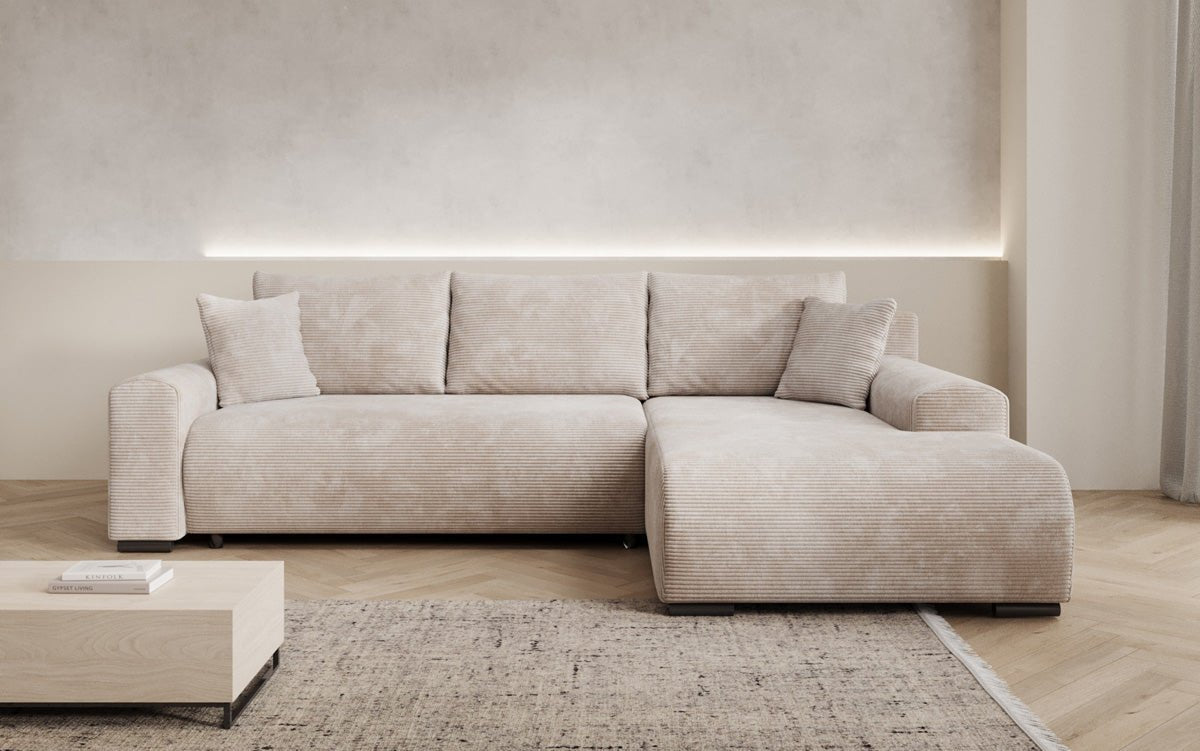 Canapé designer Hanna avec fonction couchage et espace de rangement