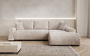 Designer Ecksofa Hanna mit Schlaffunktion und Stauraum