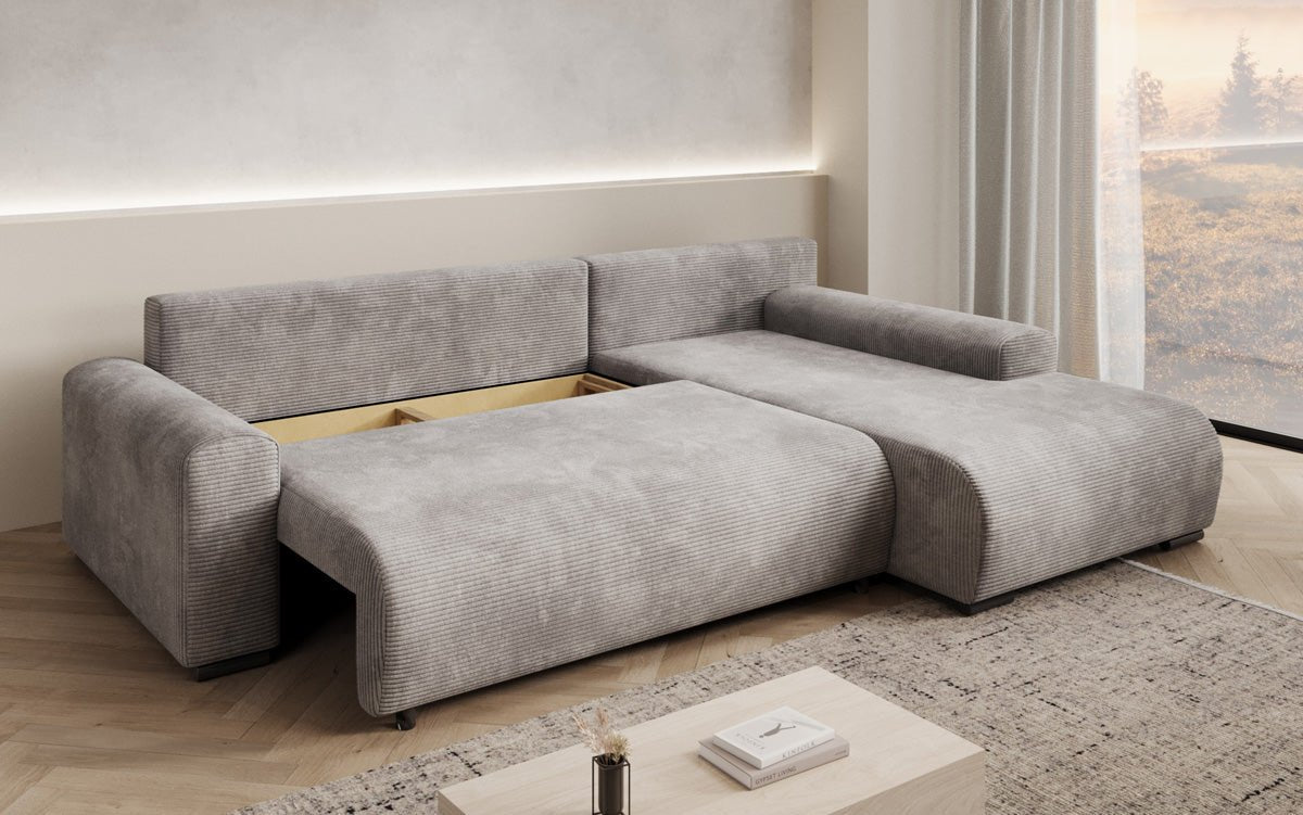 Canapé designer Hanna avec fonction couchage et espace de rangement