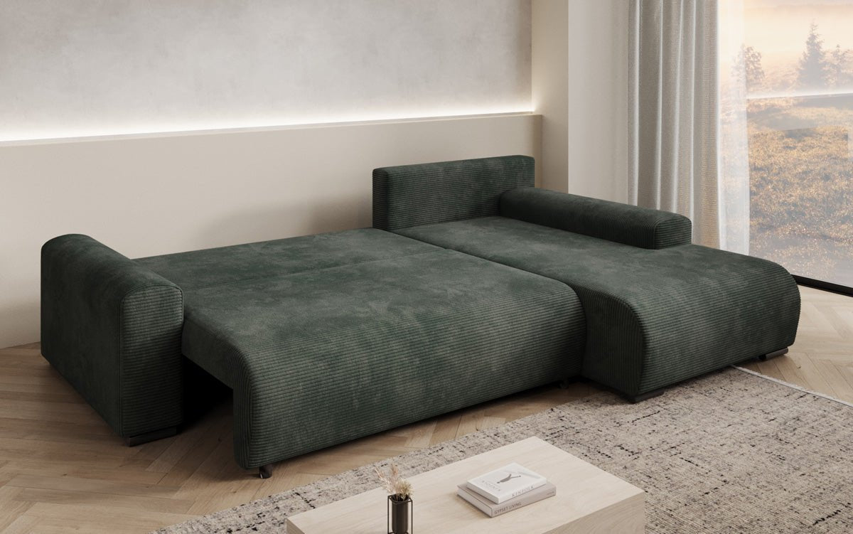 Canapé designer Hanna avec fonction couchage et espace de rangement