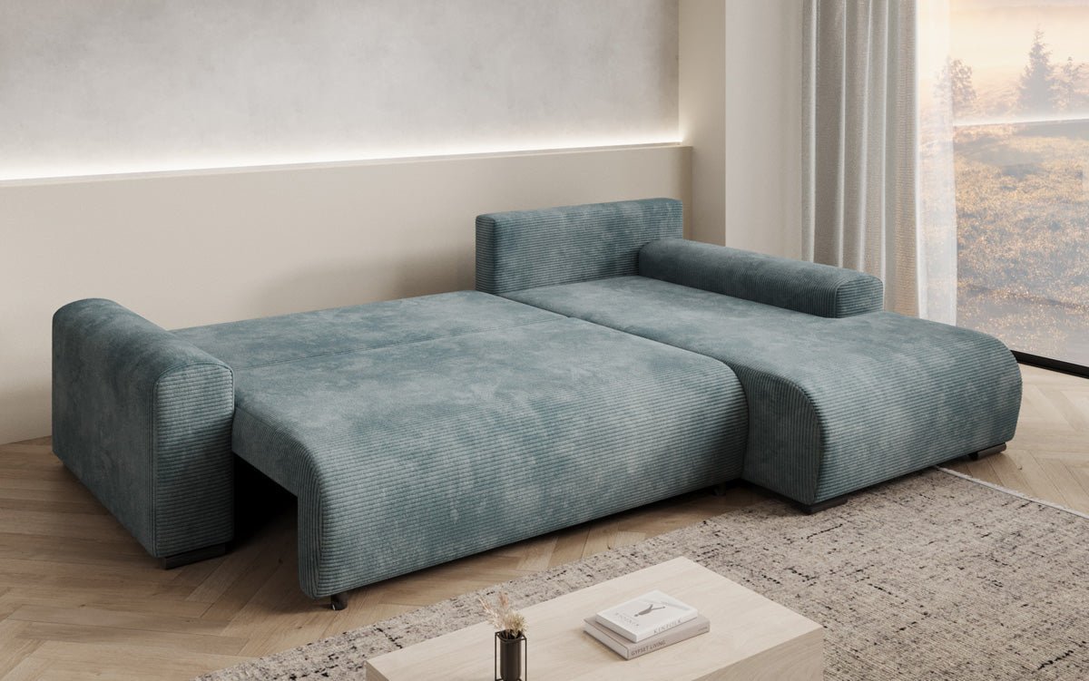 Canapé designer Hanna avec fonction couchage et espace de rangement