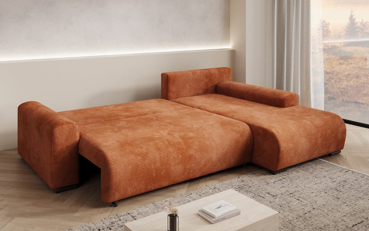 Canapé designer Hanna avec fonction couchage et espace de rangement