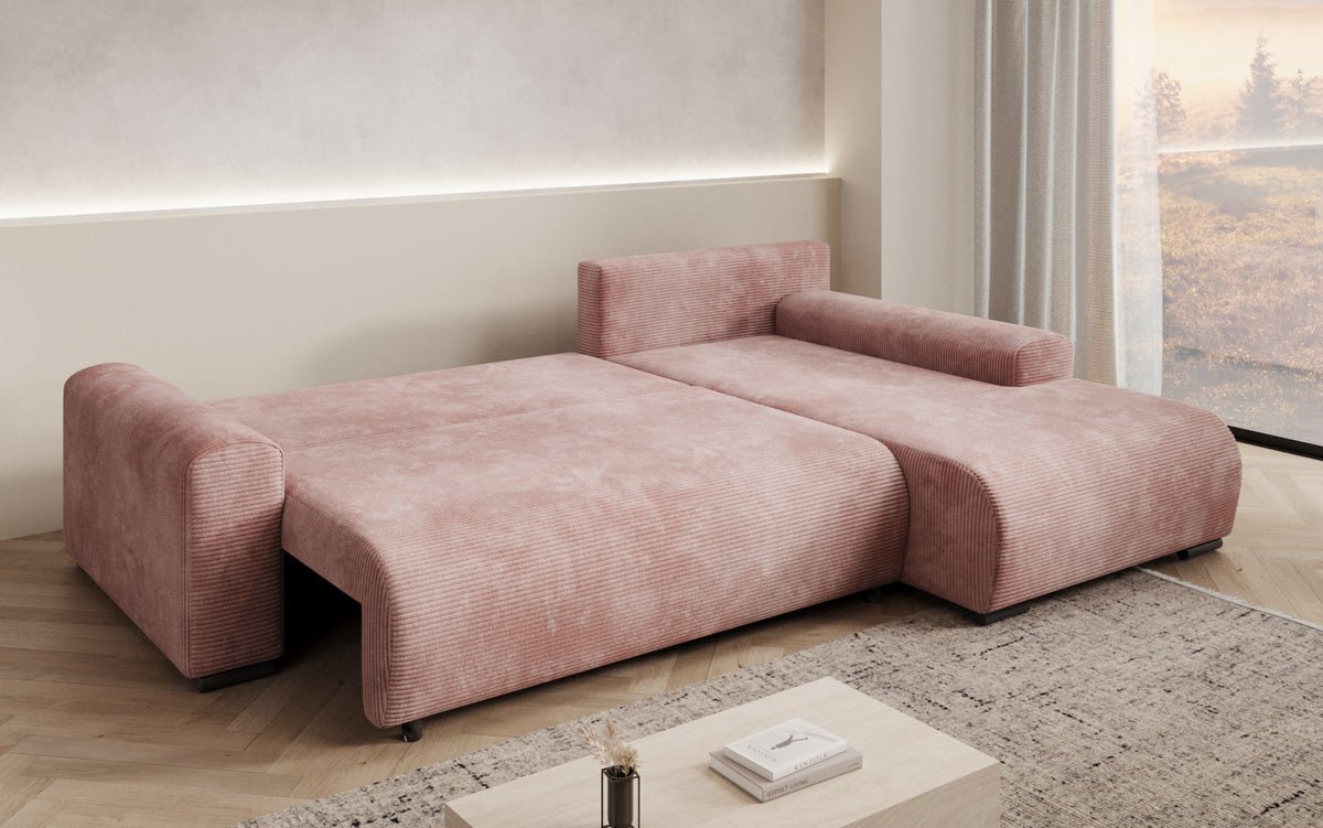 Canapé designer Hanna avec fonction couchage et espace de rangement