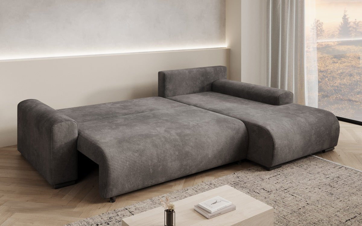 Canapé designer Hanna avec fonction couchage et espace de rangement