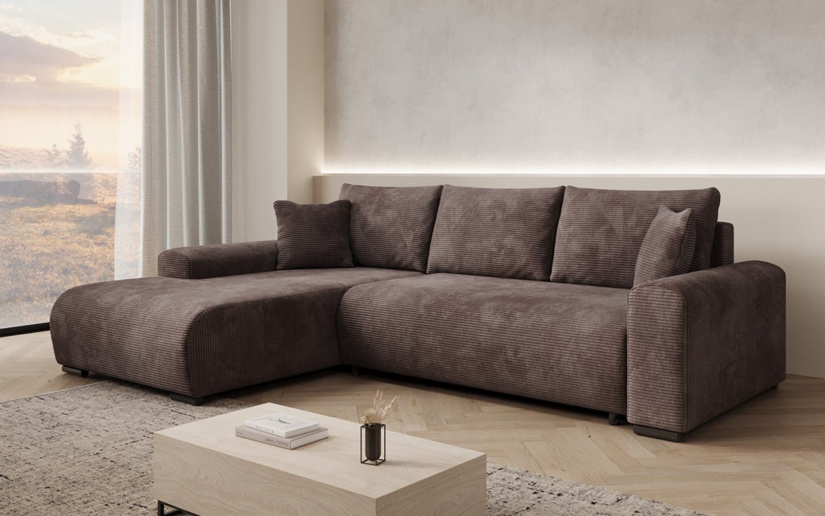 Canapé designer Hanna avec fonction couchage et espace de rangement