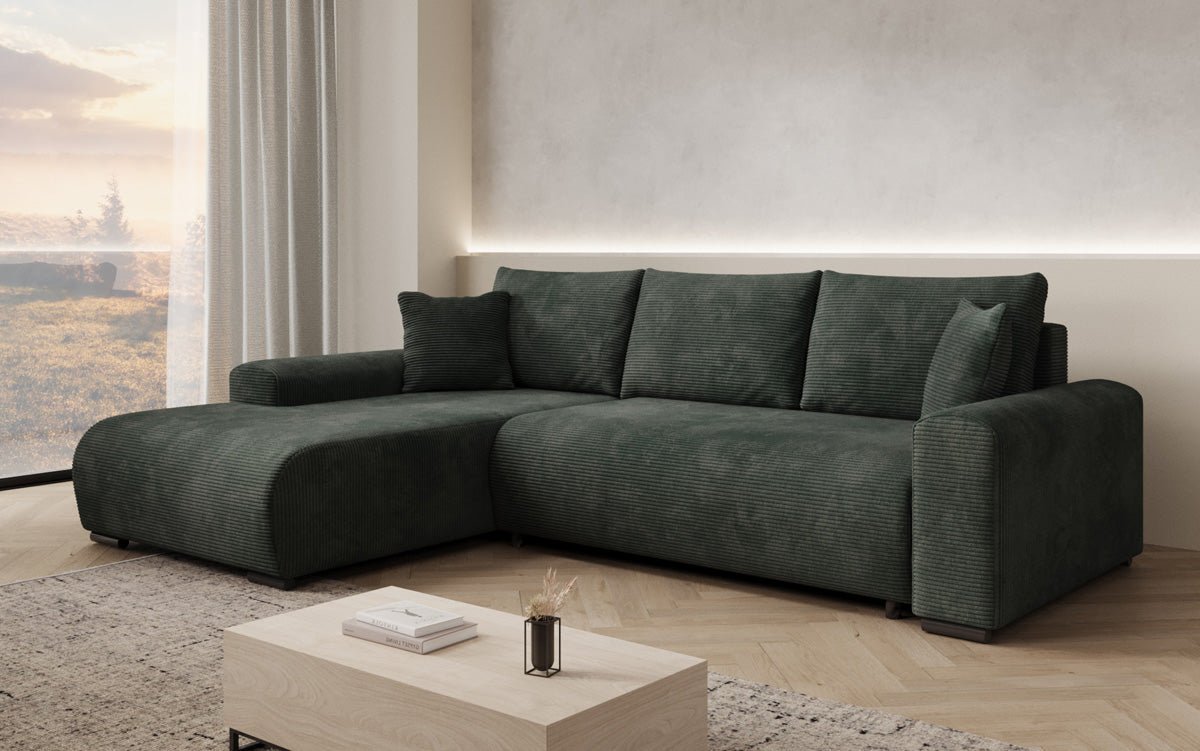 Canapé designer Hanna avec fonction couchage et espace de rangement
