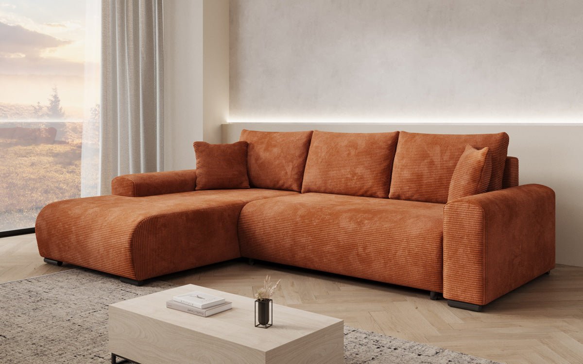 Canapé designer Hanna avec fonction couchage et espace de rangement