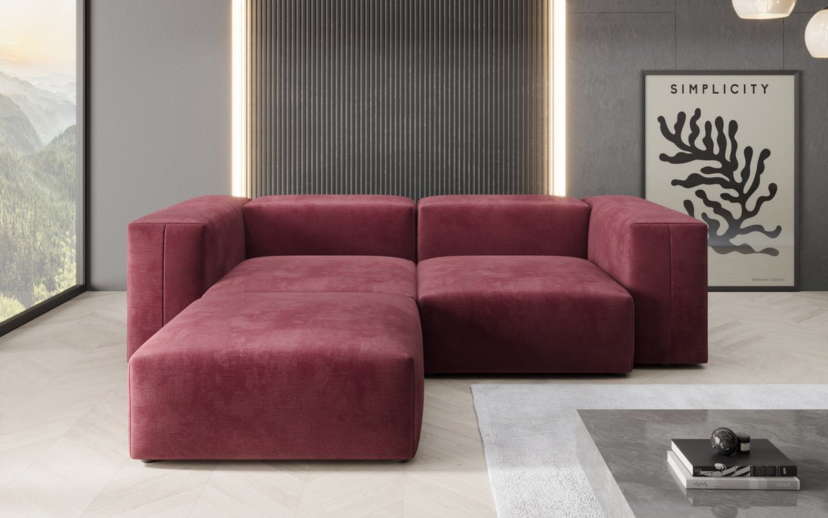 Ontwerper L Bank Snug Mini in Fluweel
