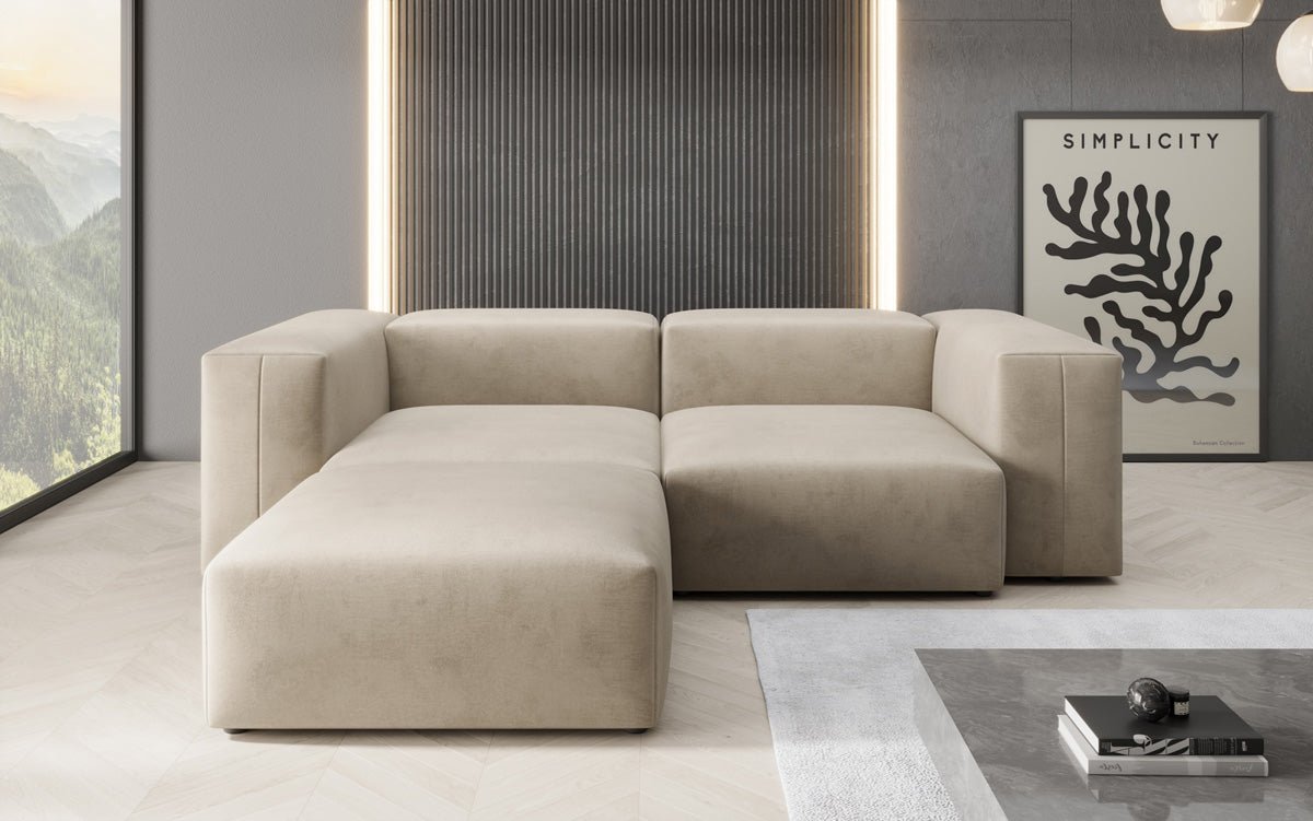 Ontwerper L Bank Snug Mini in Fluweel