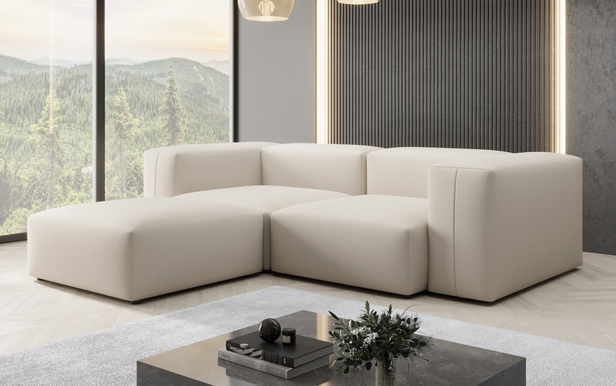 Designer L-bank Snug Mini in Stof