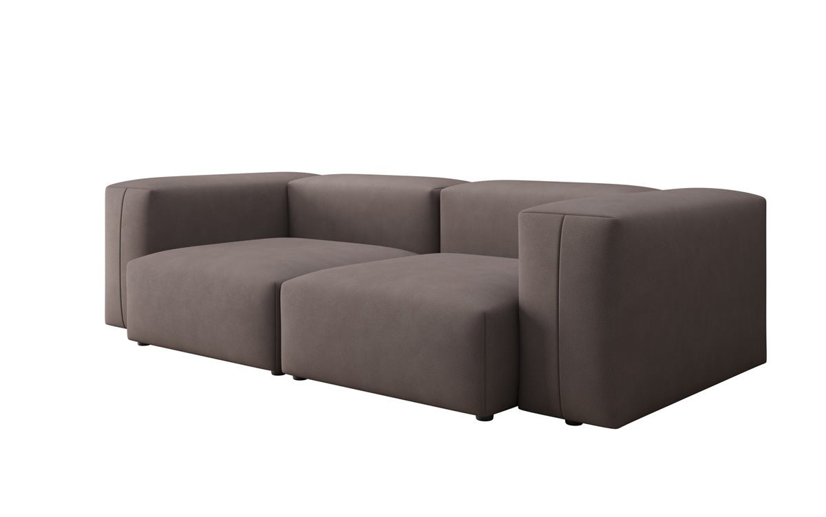 Designer 2-zits bank Snug in Stof