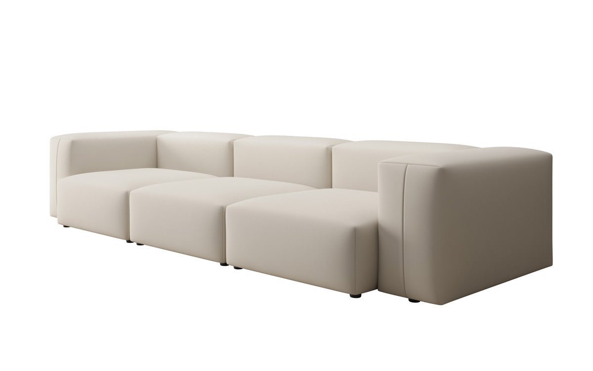 Designer 3-zits bank Snug in Stof