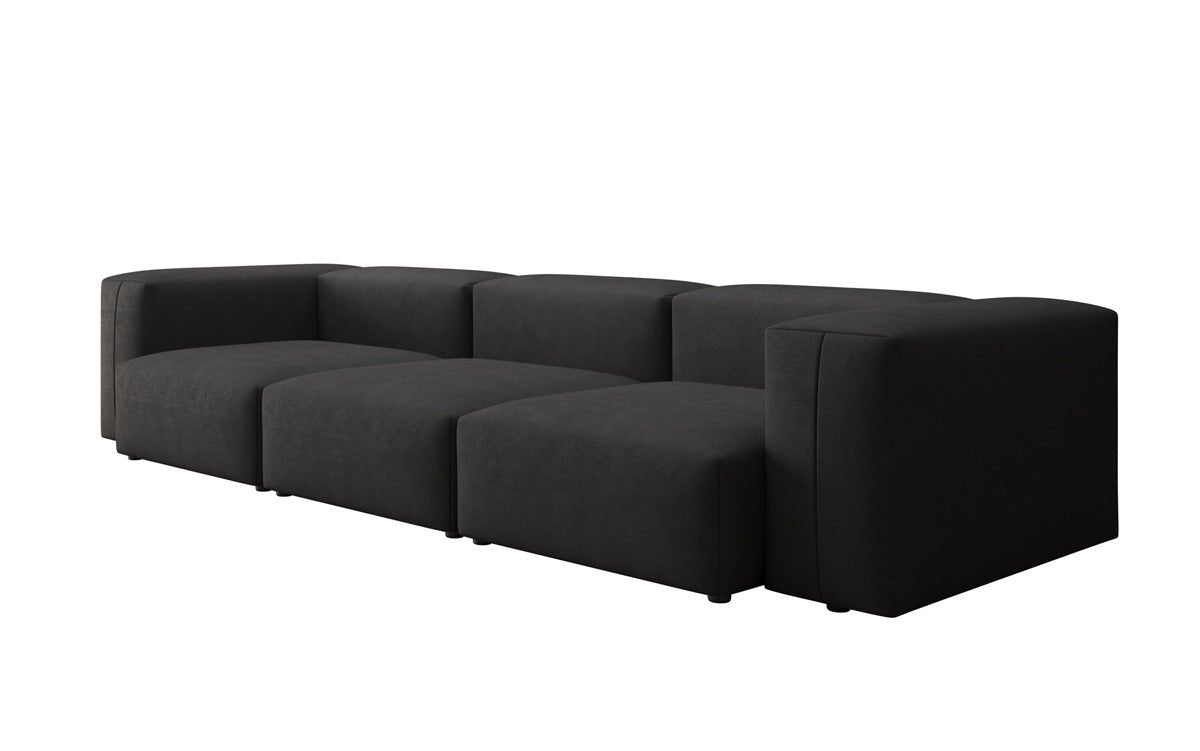 Designer 3-zits bank Snug in Stof
