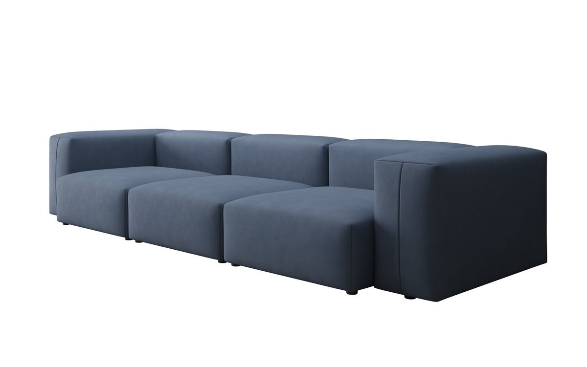 Designer 3-zits bank Snug in Stof