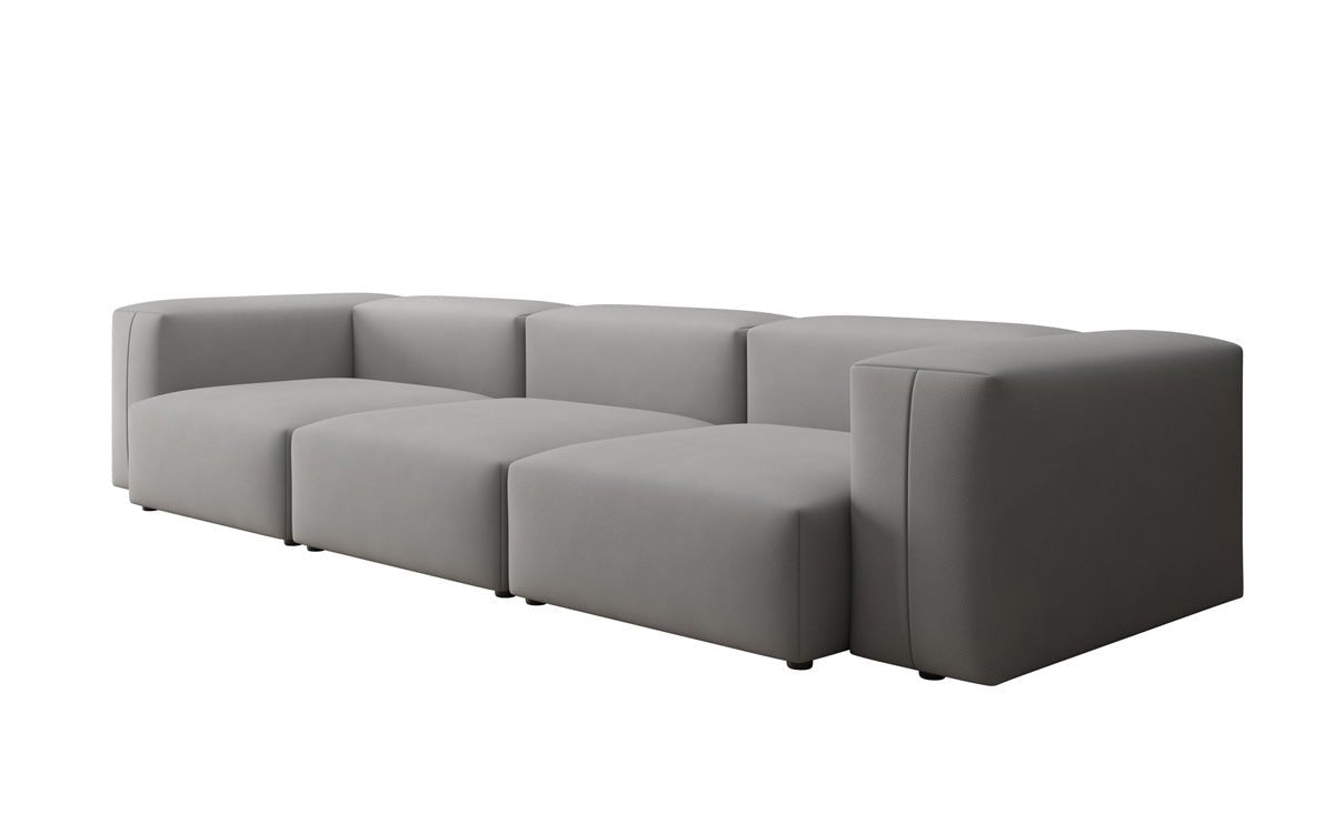 Designer 3-zits bank Snug in Stof