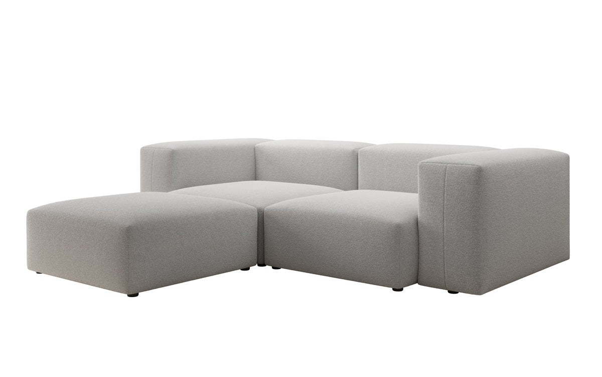 Canapé d'angle L Snug Mini en Bouclé