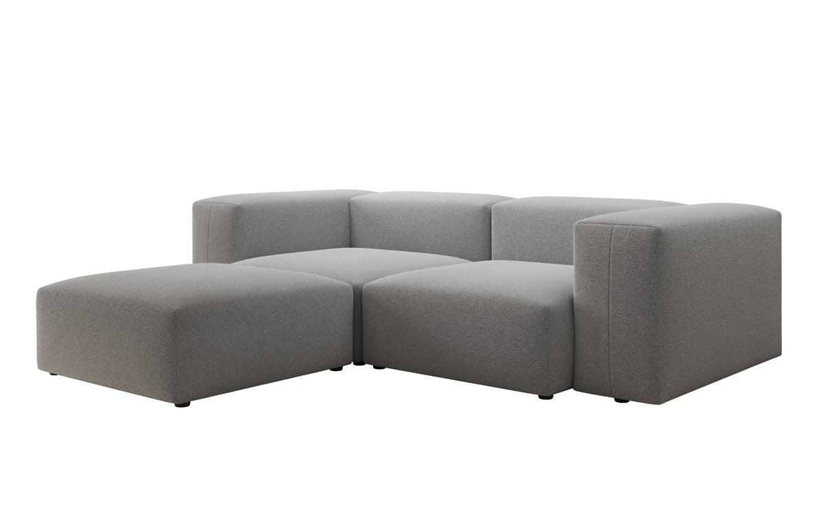 Canapé d'angle L Snug Mini en Bouclé