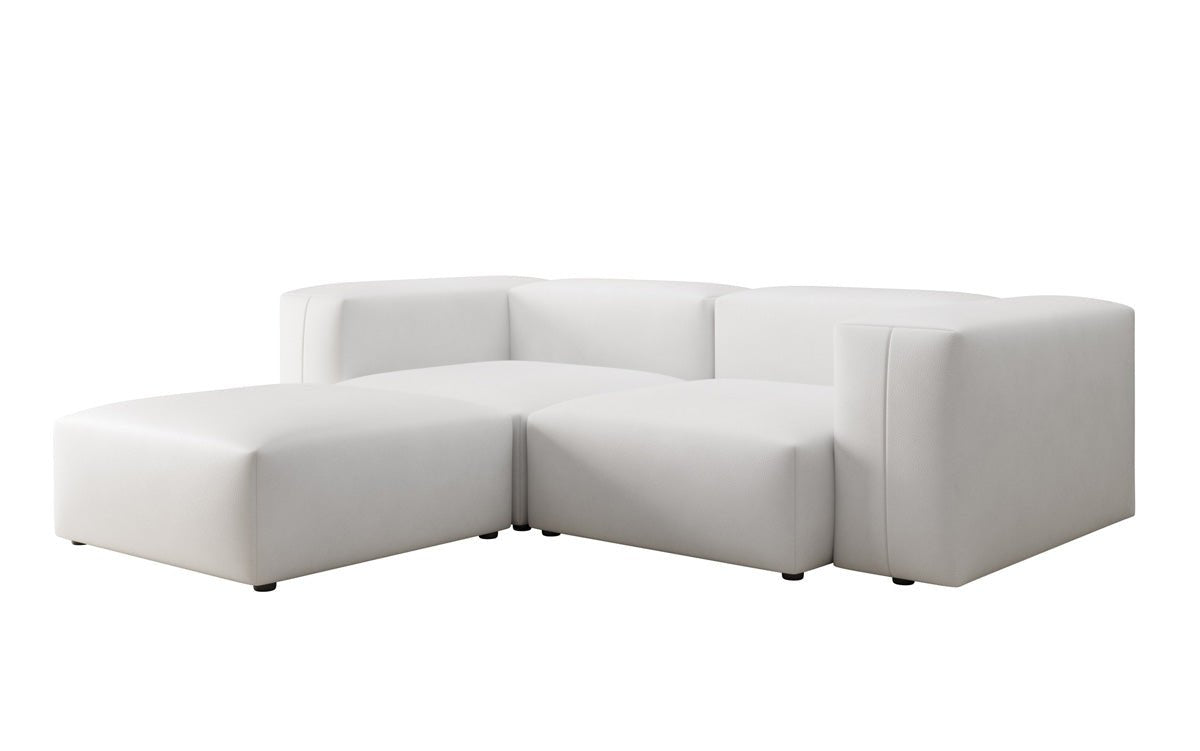 Designer L Sofa Snug Mini in Echtleder
