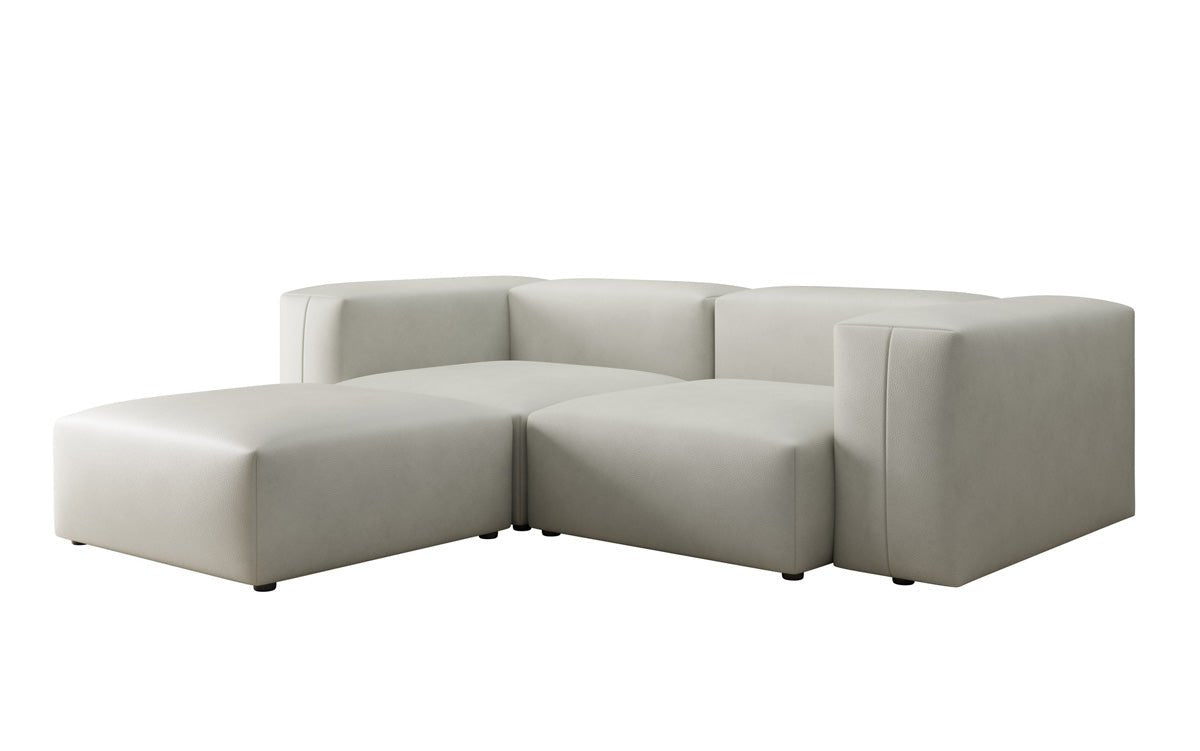 Designer L Sofa Snug Mini in Echtleder