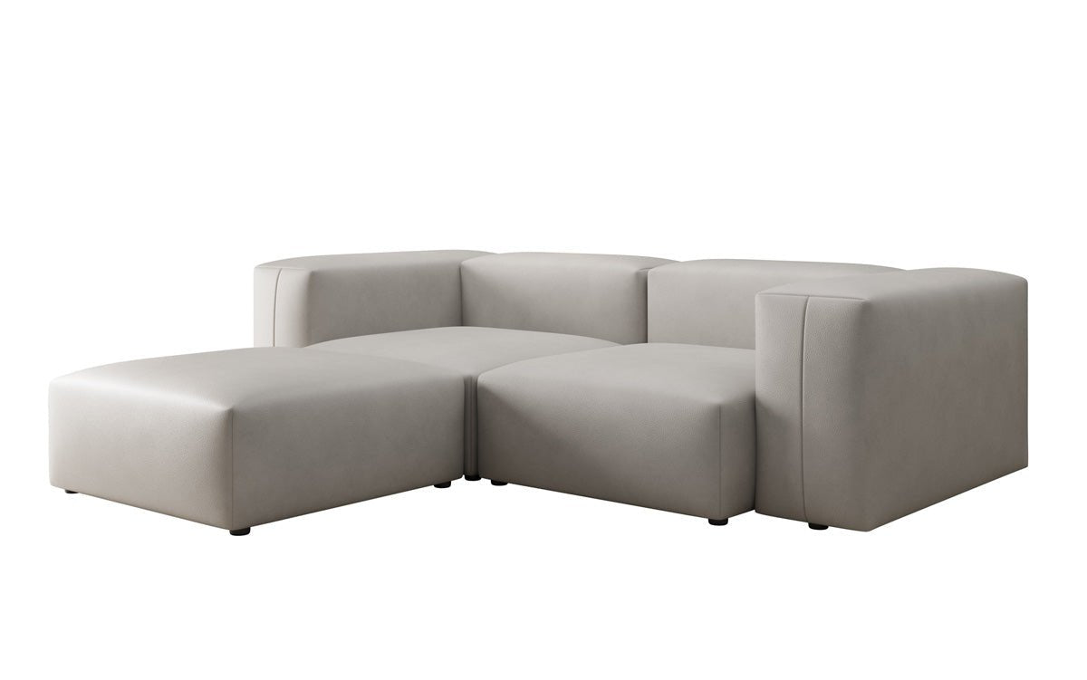 Designer L Sofa Snug Mini in Echtleder