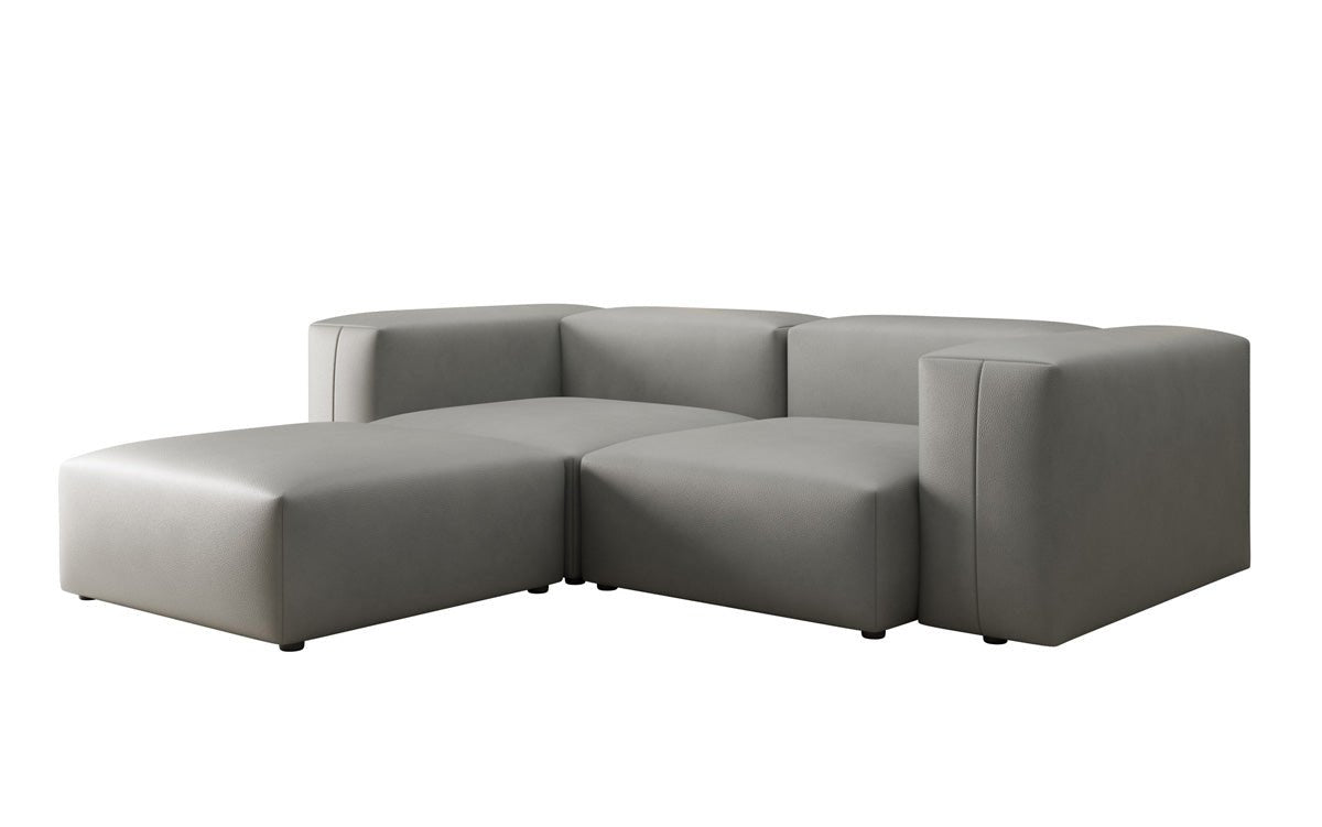 Designer L Sofa Snug Mini in Echtleder