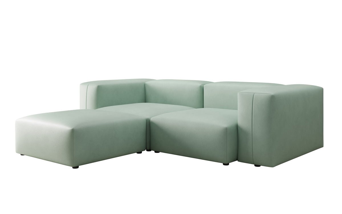 Designer L Sofa Snug Mini in Echtleder