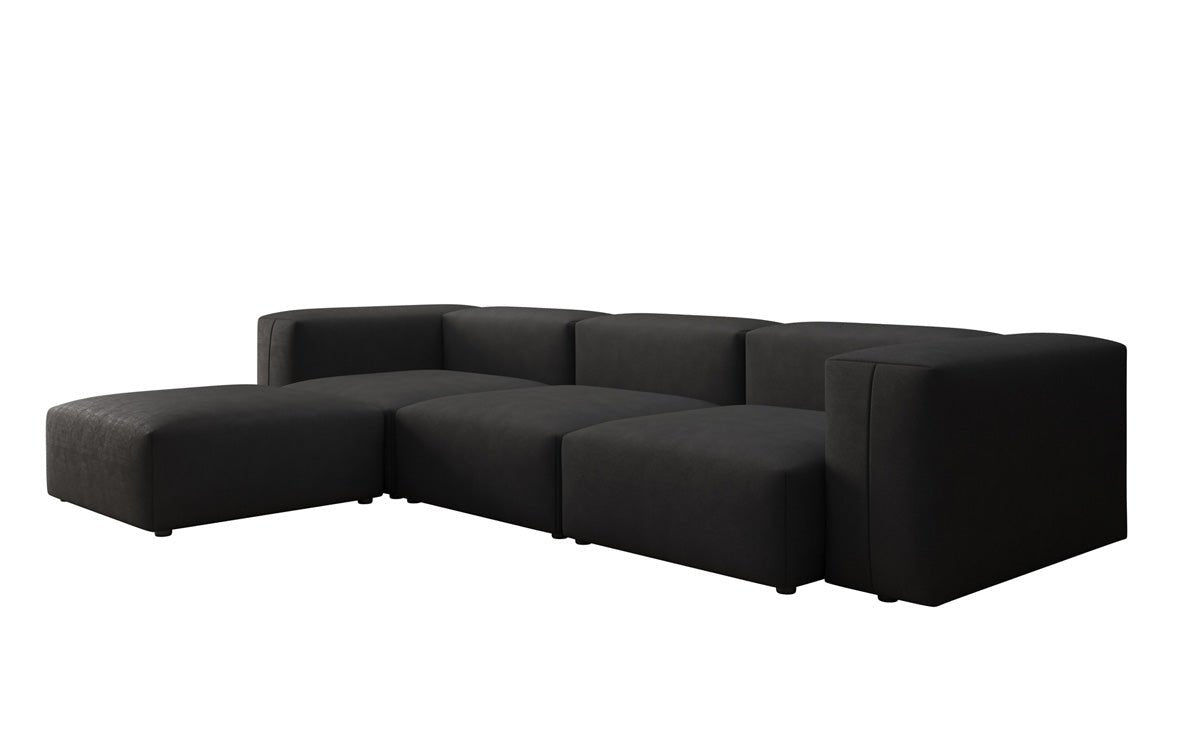 Designer L Sofa Snug in Stoff