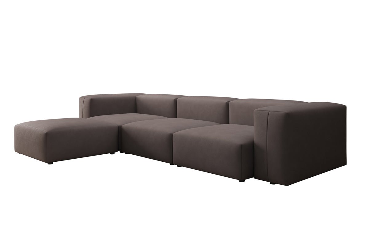 Designer L Sofa Snug in Stoff