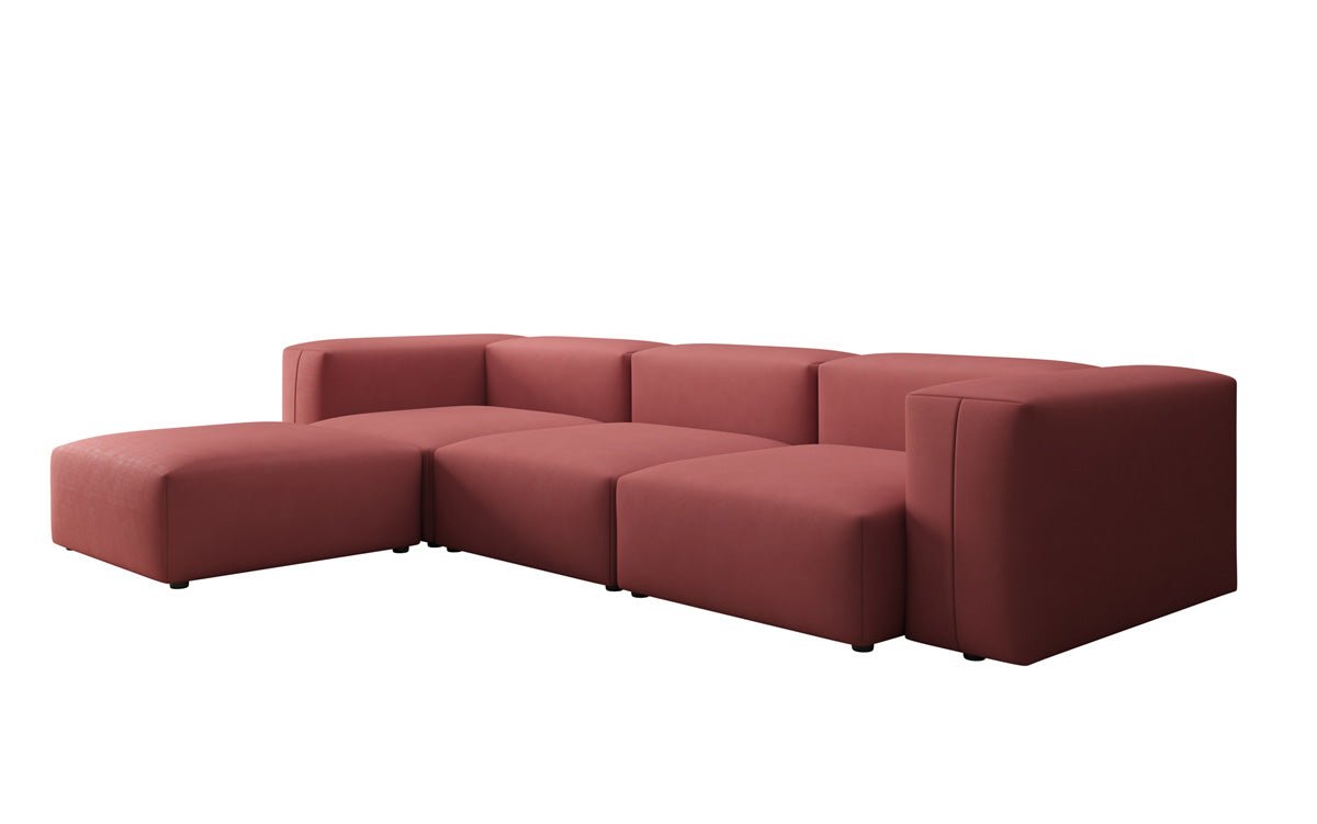 Designer L Sofa Snug in Stoff