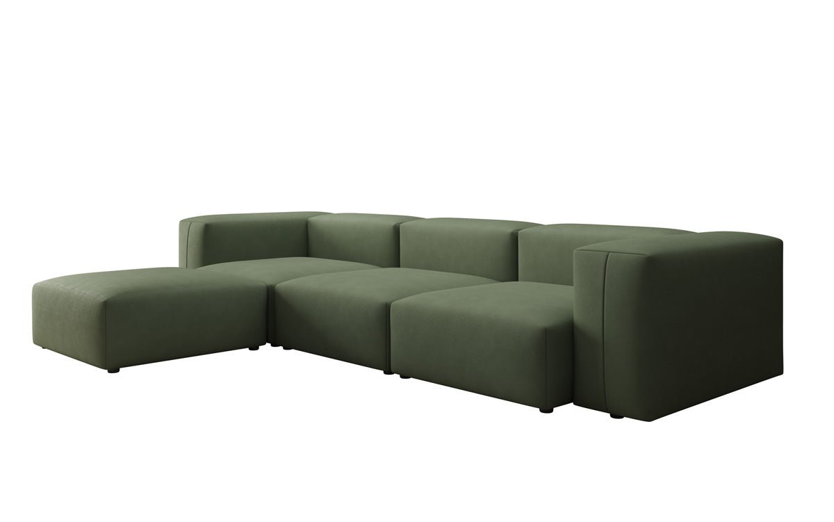Designer L Sofa Snug in Stoff