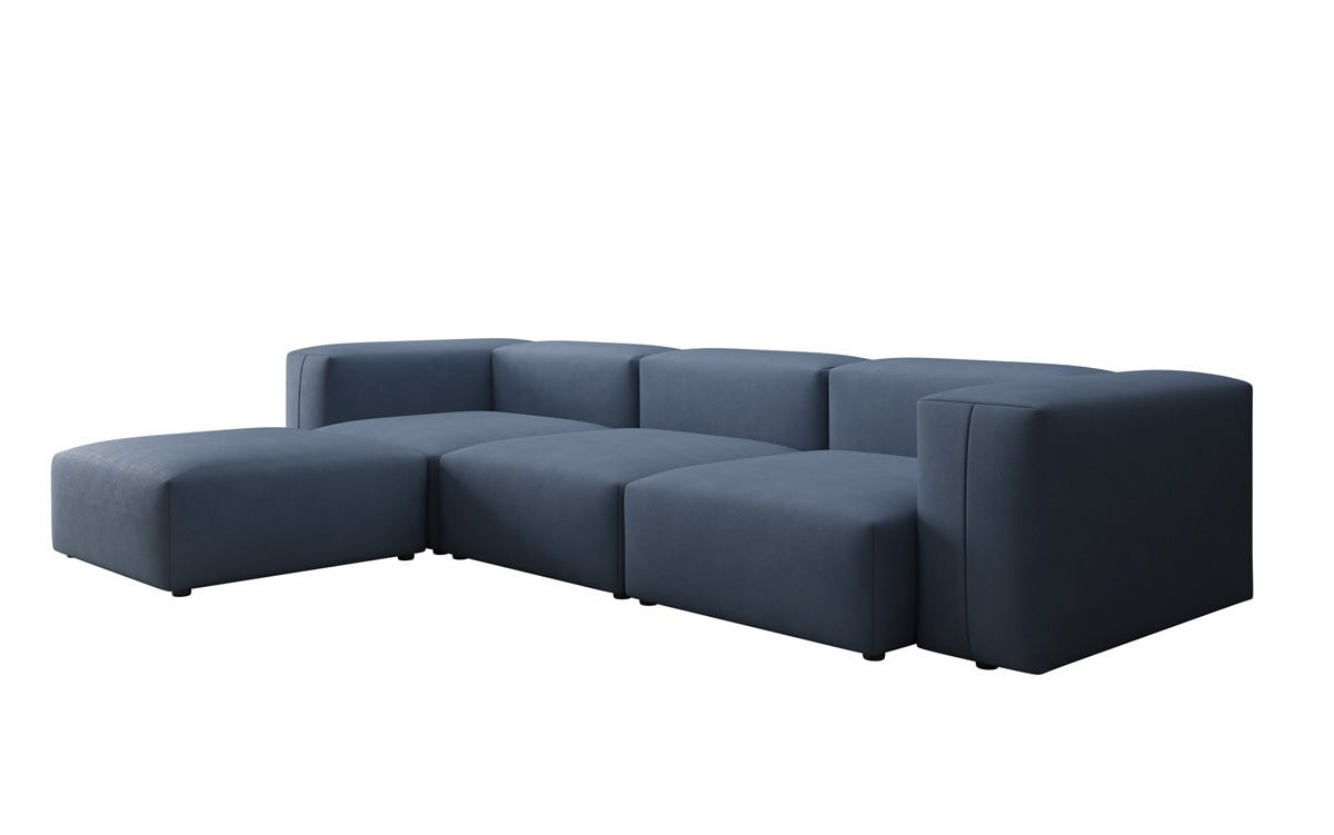 Designer L Sofa Snug in Stoff
