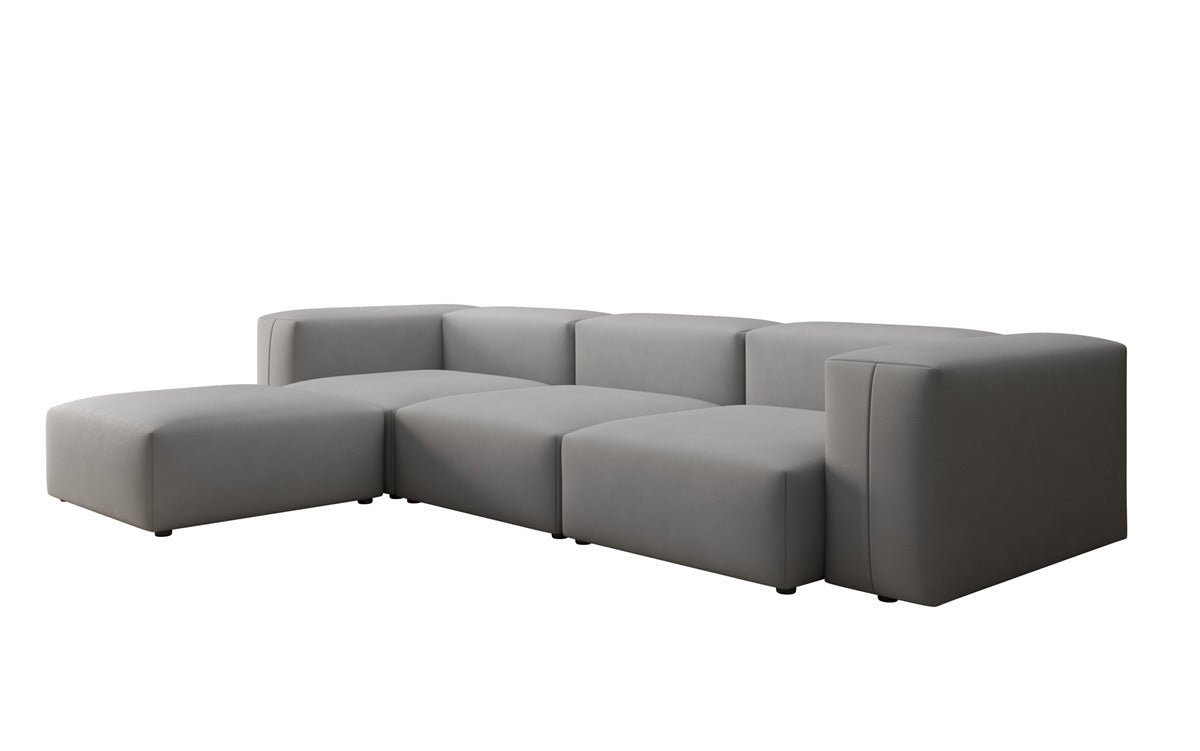 Designer L Sofa Snug in Stoff