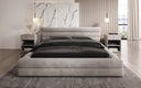 Designer gestoffeerd bed Velana Fluweel met opbergruimte